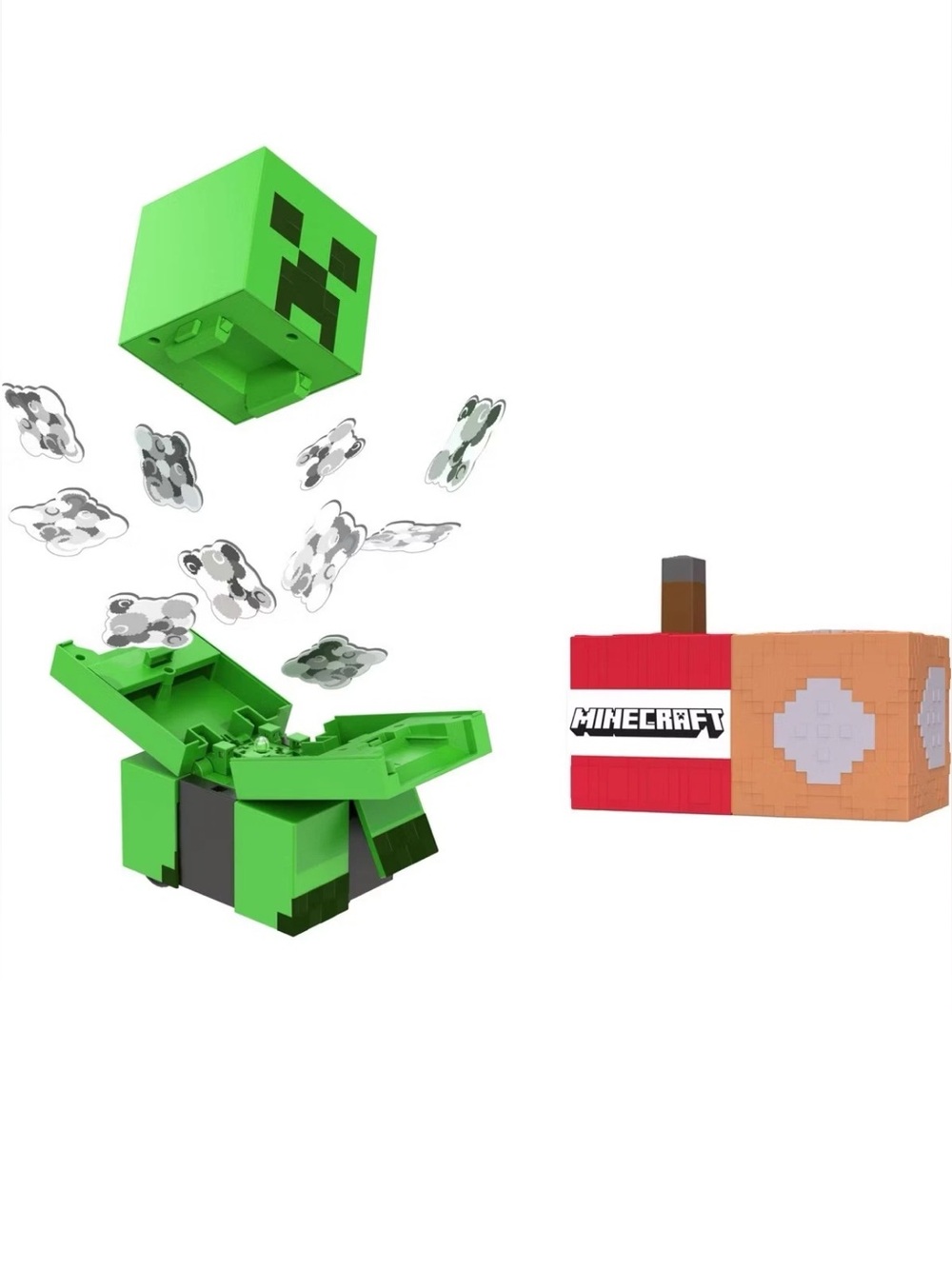 Minecraft Exploding RC Creeper Toy with Remote Control & Digital Item Code NEW - Picture 3 of 8